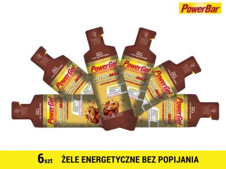 POWERBAR POWERGEL HYDROMAX 6x67ml - [smak cola +kofeina]